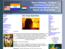 Tablet Screenshot of boereafrikana.com